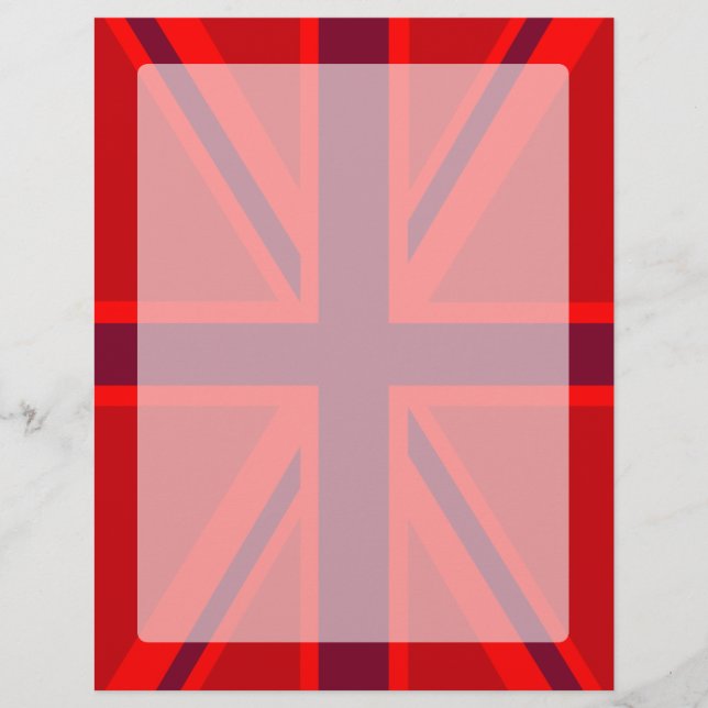 Red Accent Union Jack Design (Front)