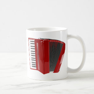 Red Accordion Coffee Mug