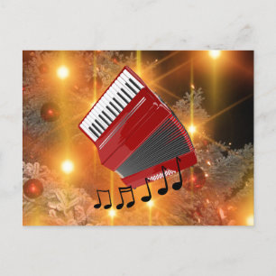 Red Accordion Holiday Design