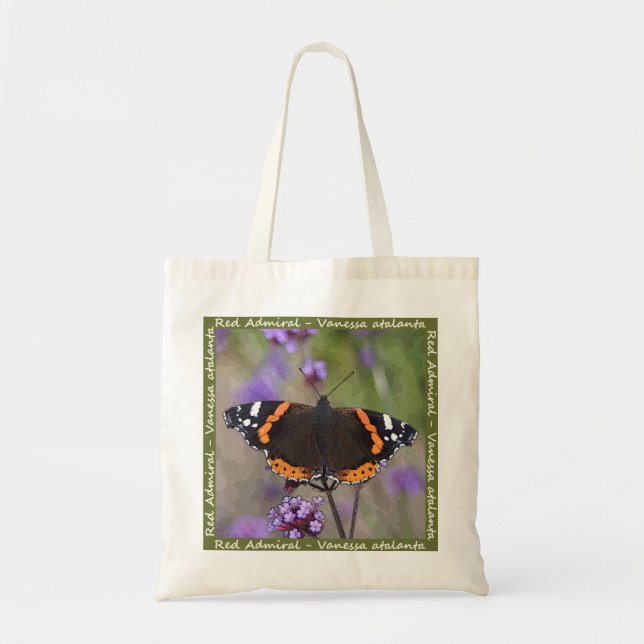 Red Admiral Butterfly Bag (Front)