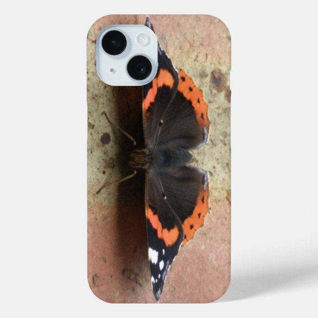 Red Admiral Butterfly Case-Mate iPhone Case (Back)