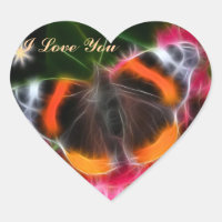 Red Admiral Butterfly Fractal