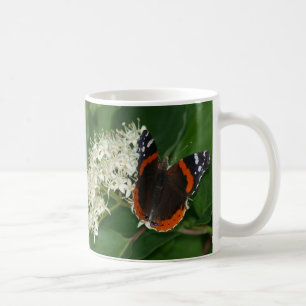 Red Admiral Butterfly Mug