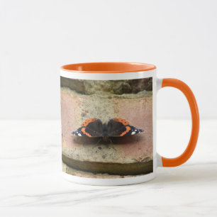 Red Admiral Butterfly Mug