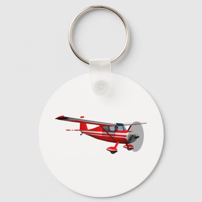 Red Aeroplane Key Ring (Front)