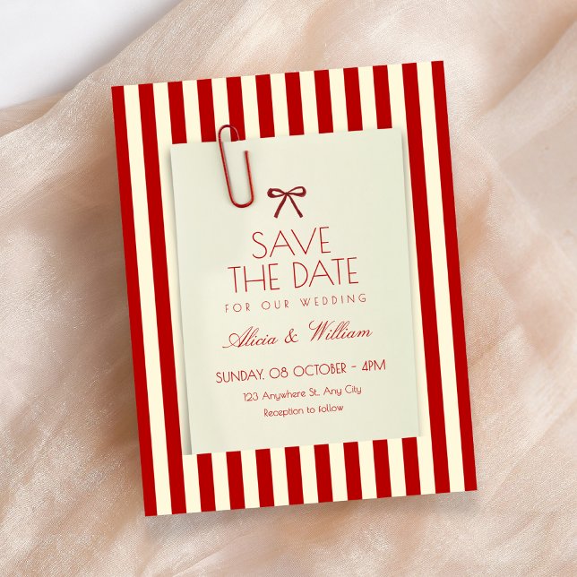 Red aesthetic wedding  invitation (Creator Uploaded)