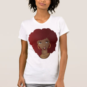 Red Afro, Natural Beauty - Annoyed T-Shirt