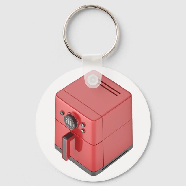 Red air fryer key ring (Front)