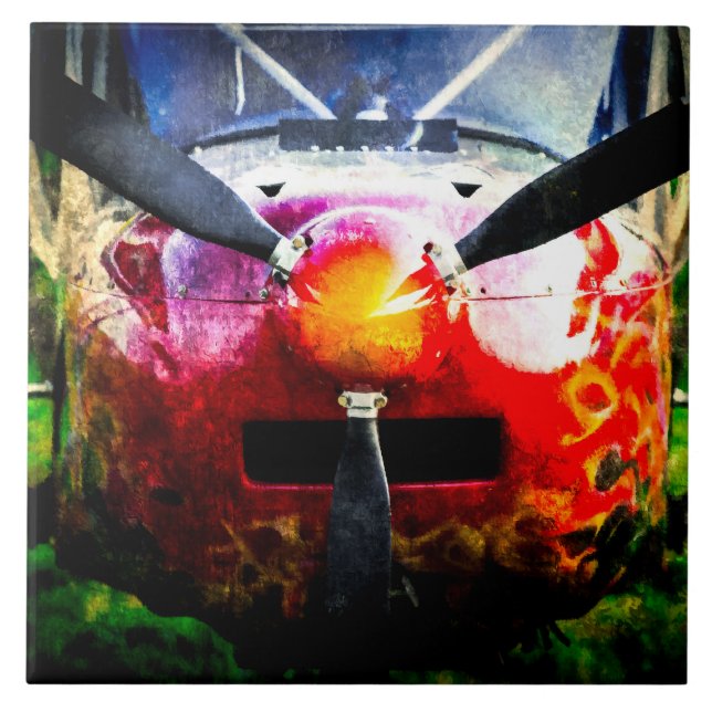 Red Aircraft - Small But Fierce Tile (Front)