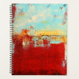Red Alaskan Abstract Planner