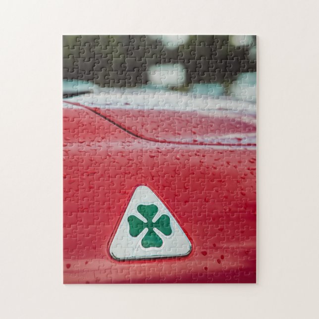 Red Alfa Romeo Quadrifoglio Jigsaw Puzzle (Vertical)