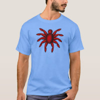 Red Alien Spider Abstract Creature
