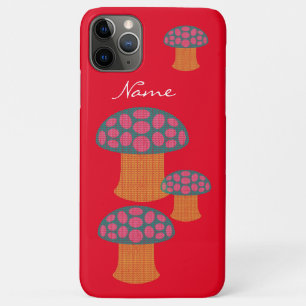 Red Amanita Mushrooms Thunder_Cove  Case-Mate iPhone Case