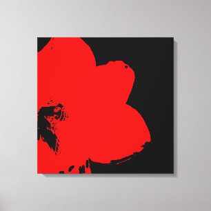 Red Amaryllis Canvas Print