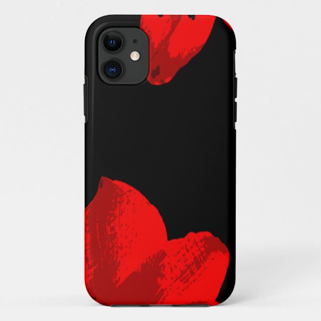 red amaryllis duo Case-Mate iPhone case (Back)
