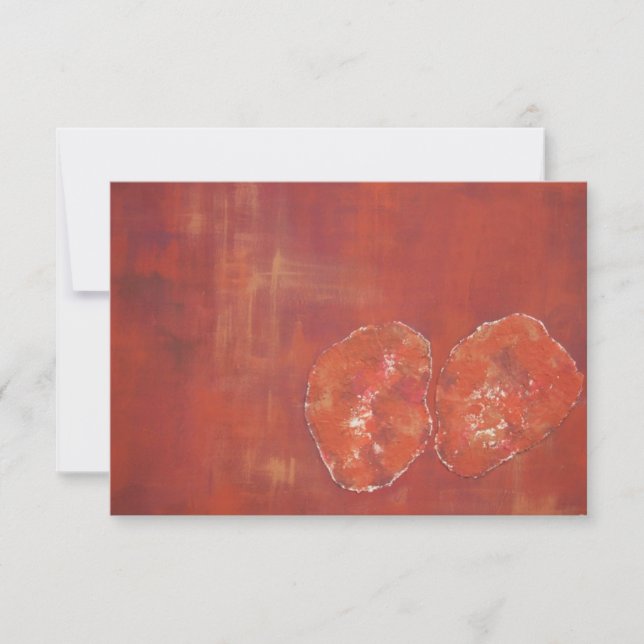 Red Ameoba RSVP Card (Front)