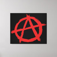 Red Anarchist A Symbol Anarchy Logo