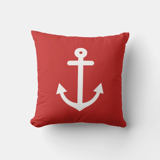 Red Anchor Cushion (Front)