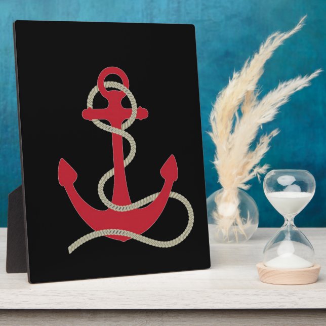 Red Anchor Plaque (Side)