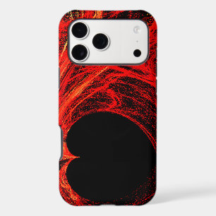 Red and Black Abstract Heart Art iPhone 5/5S Case