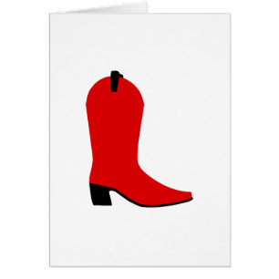 Red and Black Boot