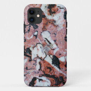 Red and Black Brecciated Marble Stone Texture with Case-Mate iPhone Case