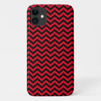 Red And Black Chevron Pattern