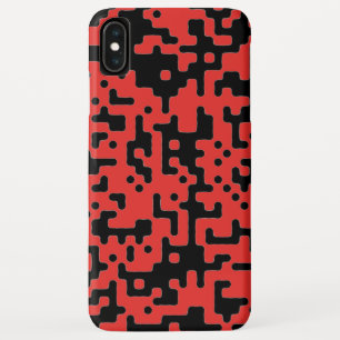 Red and Black Chic Cool Pattern Case-Mate iPhone Case
