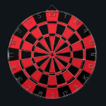 Red And Black Dartboard<br><div class="desc">Red And Black Dart Board</div>
