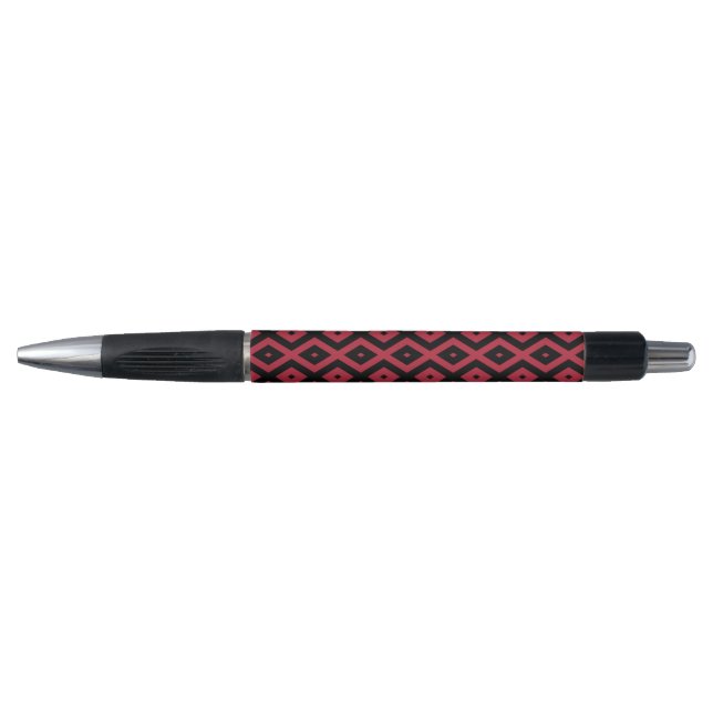 Red and black diamond pattern (Front)