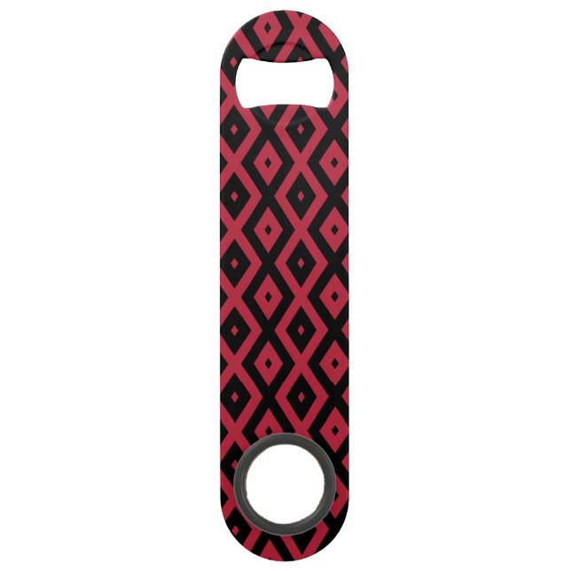 Red and black diamond pattern (Front)