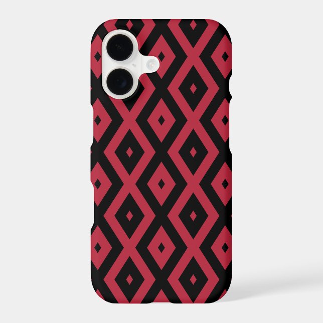 Red and black diamond pattern (Back)
