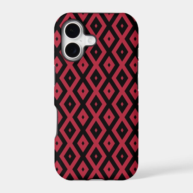 Red and black diamond pattern (Back)