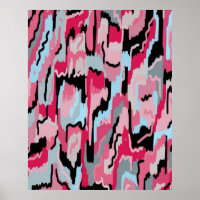 Red and Black Digital Print