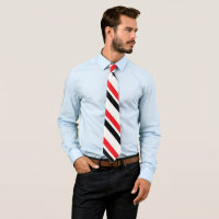 Red and Black Double Striped