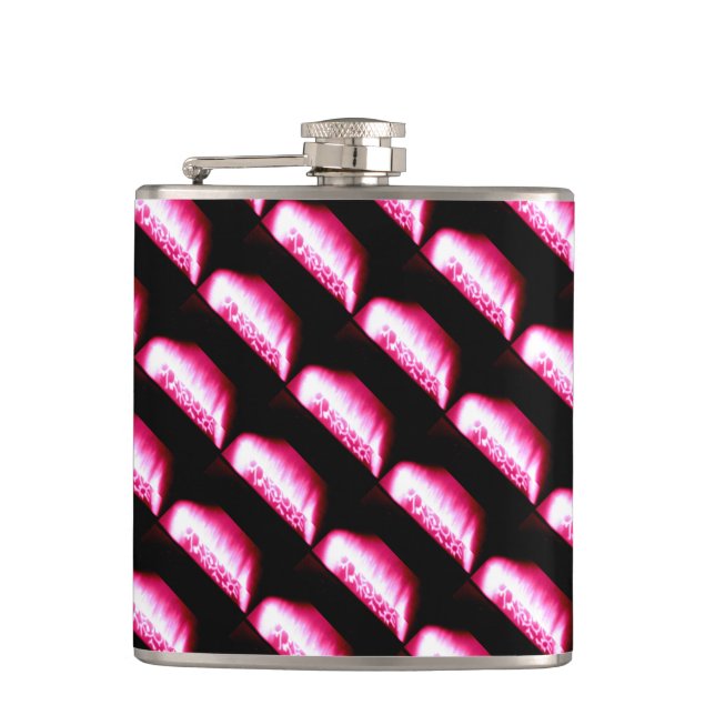 red and black flask (Front)