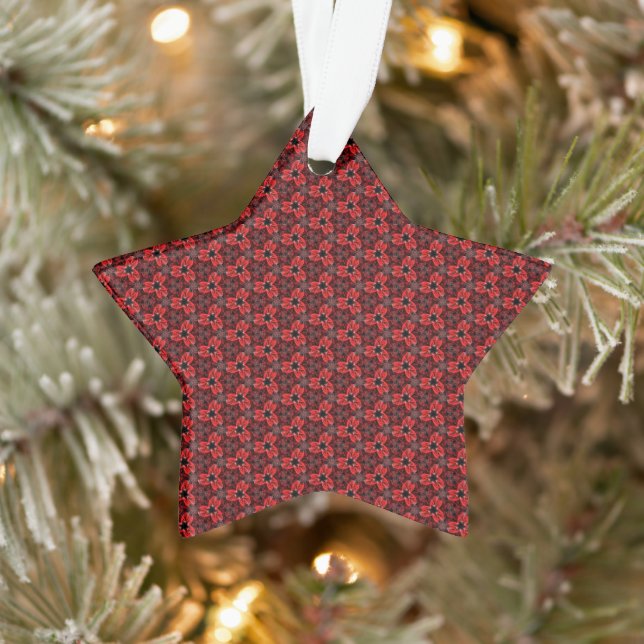 Red and Black Floral Show Tree Decoration (Tree)