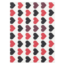 Red and Black Heart Pattern