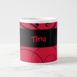 Red and Black Jumbo Mug