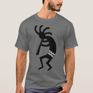 Red And Black Kokopelli  T-Shirt