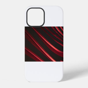 Red and black logo iPhone 12 case