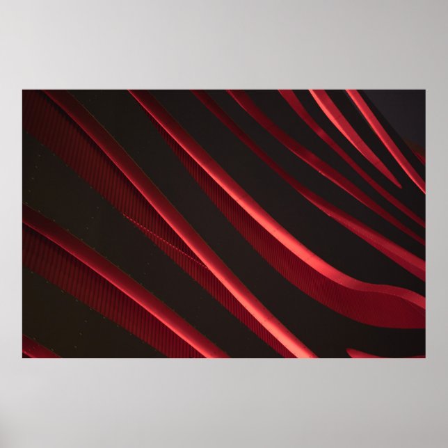 Red and black logo poster (Front)