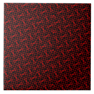 Red and Black Patterned Tile