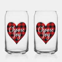 Red and Black Plaid Heart Motivational Art
