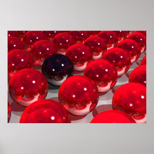 Red And Black Poster (Front)