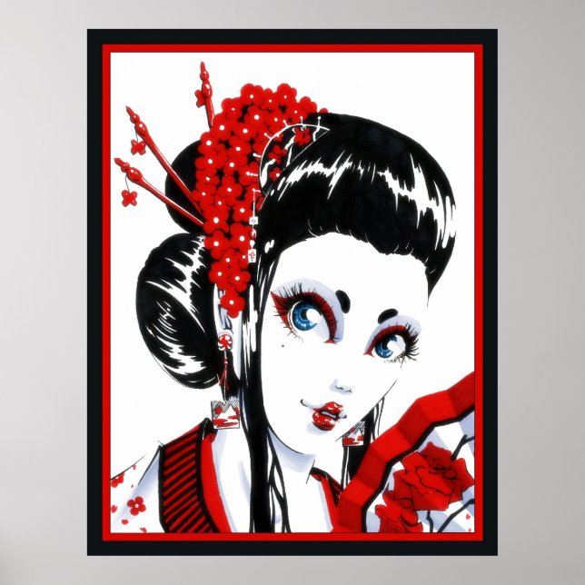 Red and Black Poster (Front)