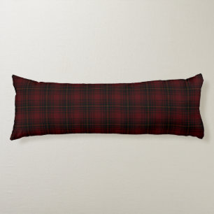 Red And Black Scottish Tartan Plaid Pattern Body Cushion