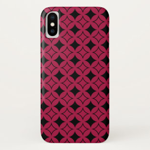 Red and black shippo Case-Mate iPhone case