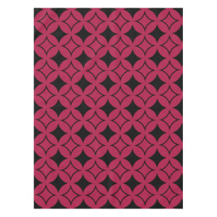 Red and black shippo tablecloth