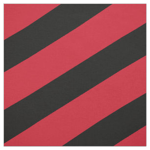 Red and black striped pattern fabric